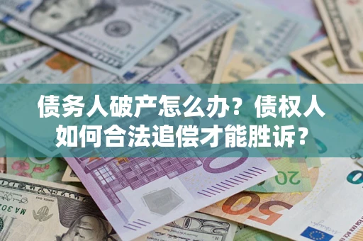 济南债务人破产怎么办？债权人如何合法追偿才能胜诉？