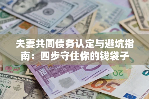 济南夫妻共同债务认定与避坑指南：四步守住你的钱袋子