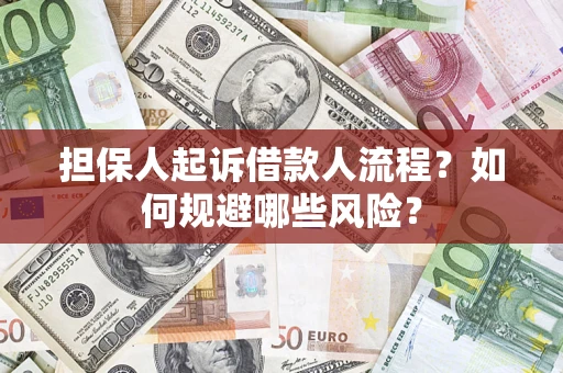 济南担保人起诉借款人流程？如何规避哪些风险？